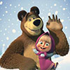 Детская афиша Белгорода: игровая программа «Веселое приключение Маши и Медведя» в «Динопарке»