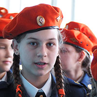 Областной парад кадетов в Белгороде 23 апреля 2016 г.