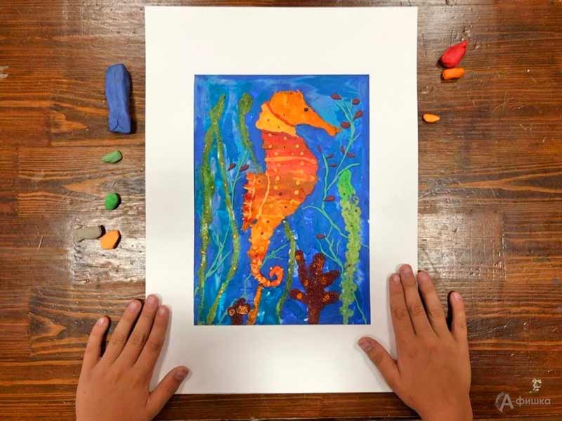 Курс пластилиновой иллюстрации «Морская фауна» в : Детская афиша Белгорода