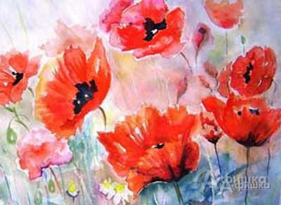 Мастер-класс «Рисуем цветы акварелью»: Детская афиша Белгорода