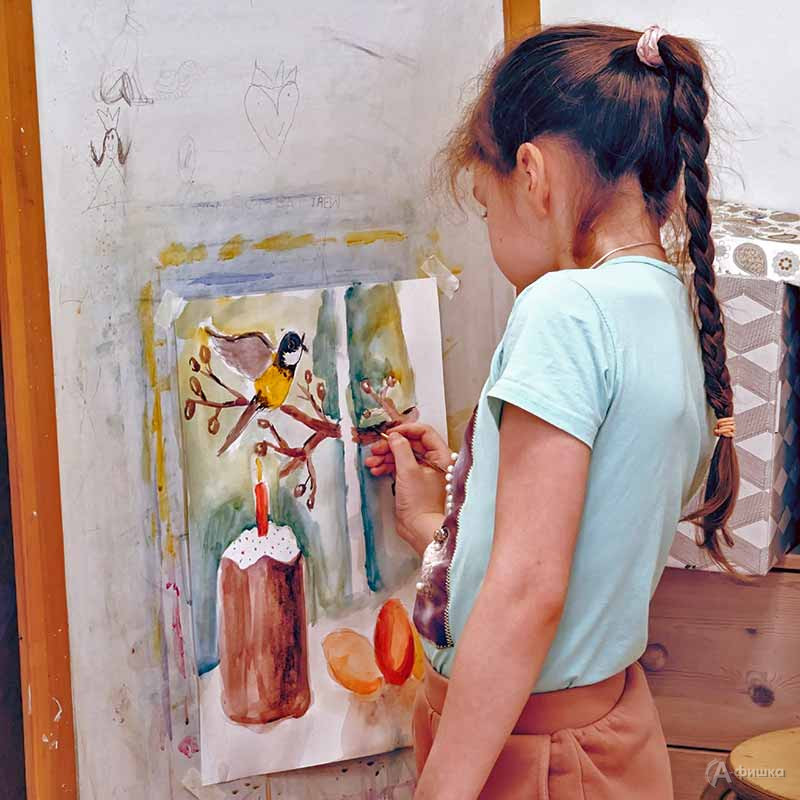 Занятие по академическому рисунку в «Талантливой изостудии»: Детская афиша Белгорода