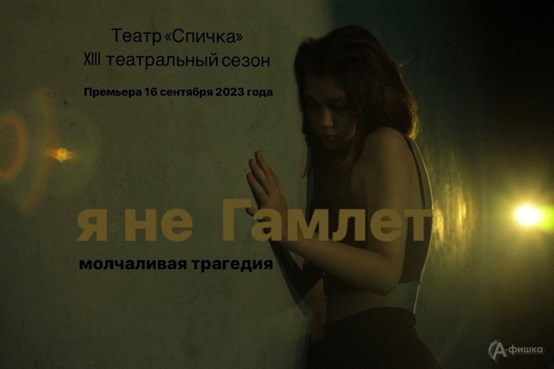Спектакль «Я не Гамлет»: Афиша театров в Белгороде
