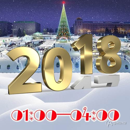 Ночная программа «Новый год на Соборной площади»: Афиша Нового 2018 года в Белгороде