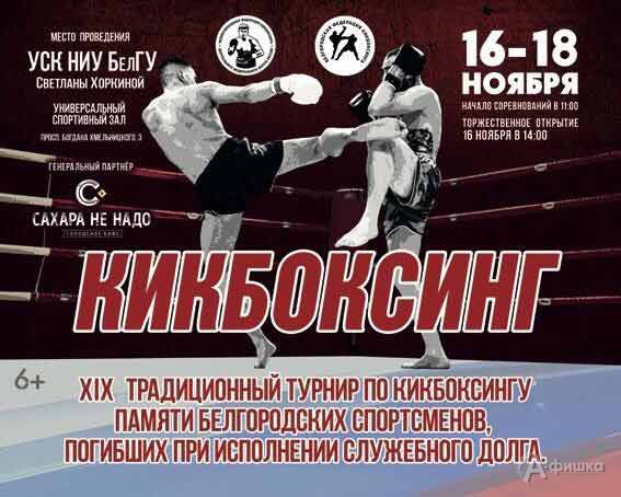 Турнир по кикбоксингу на призы «Города первого салюта»: Афиша спорта в Белгороде