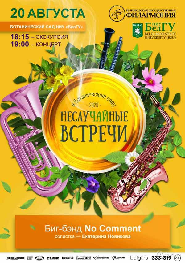 Джазовый концерт в проекте «НеслуЧАЙные встречи»: Афиша филармонии в Белгороде