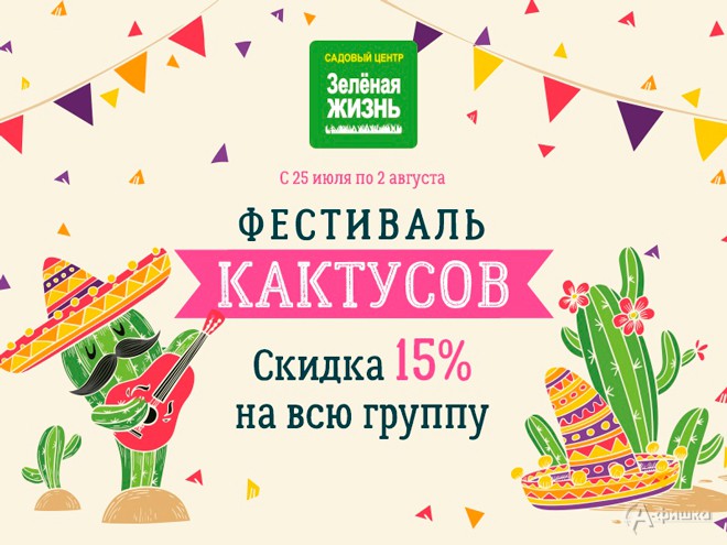 Фестиваль кактусов в «Титан строй» в Белгороде