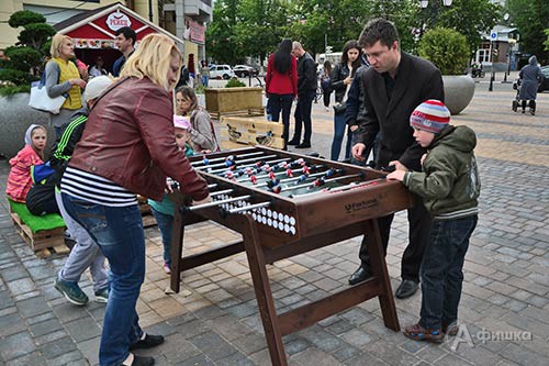 Игровая зона на Фестивале уличной еды в Белгороде