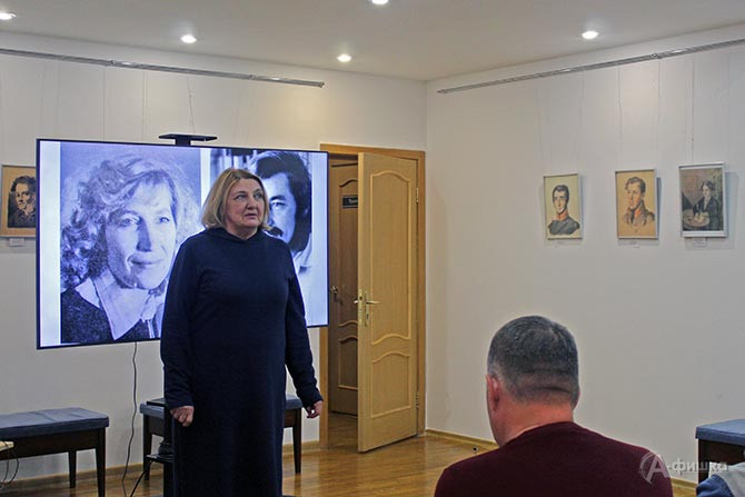 Наталья Дроздова рассказывает об Александре Филатове на вечере его памяти
