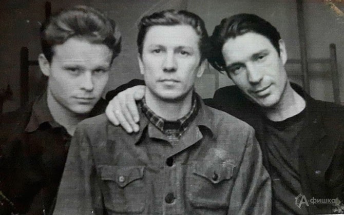 Слева направо: М. Парахненко, А. Мамонтов, Л. Блякницкий. 1962 г.