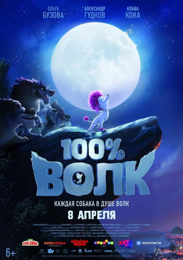 Мультфильм «100% Волк»: Киноафиша Белгорода