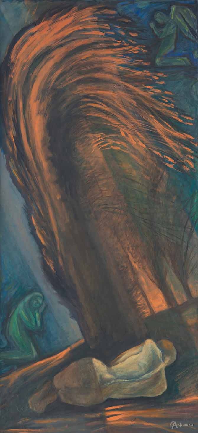 Федоренко Анатолий Иванович (1946) И&nbsp;вечной мукой я&nbsp;гоним. 2012&nbsp;холст, акрил, темпера. 150&times;70