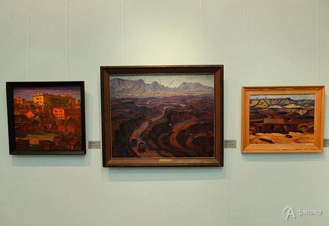 Фрагмент экспозиции выставки &laquo;Я весь в своих картинах&raquo;, посвящённой 100-летию художника Льва Блякницкого