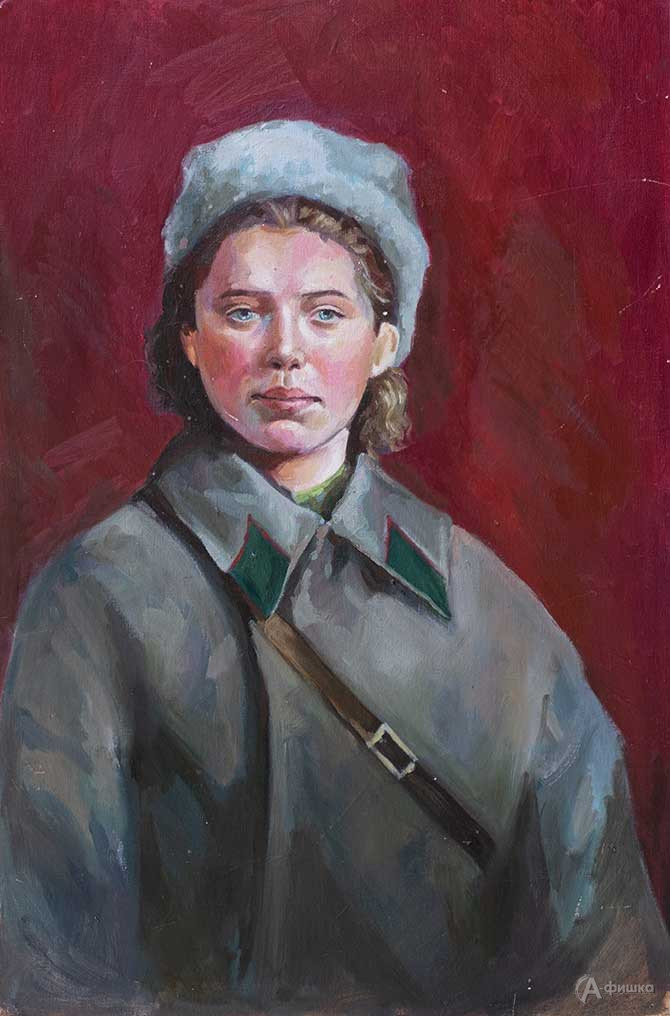 I место Округова Алина.  «Портрет старшего фельдшера Румянцевой Екатерины Ивановны» 