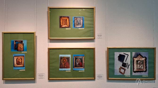 Фрагмент юбилейно выставки Зои Кривченко &laquo;Искусство восстановления старины&raquo; в Выставочном зале &laquo;Родина&raquo;