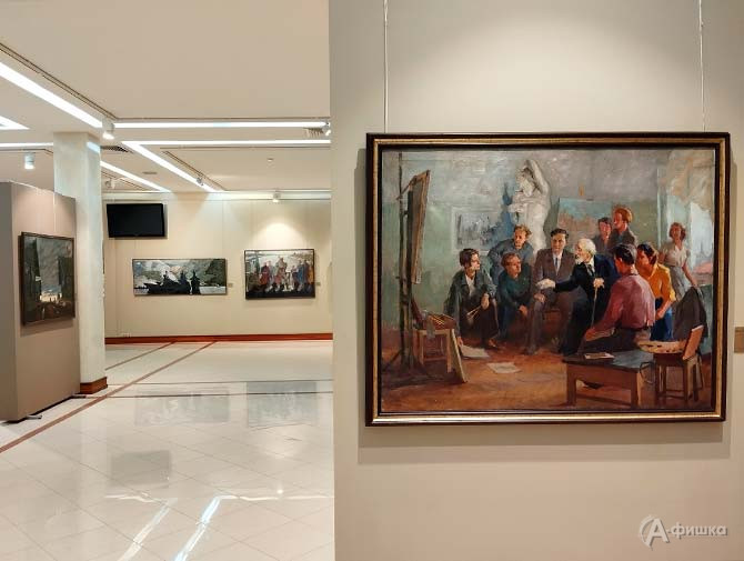 Центральным символом всей выставки стала дипломная работа заслуженного художника РФ Николая Кузнецова &laquo;В. Н. Бакшеев с учениками&raquo;, созданная в 1953 году. 