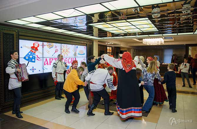 Акция «Арт-весна» в честь Масленицы в Белгородской научке