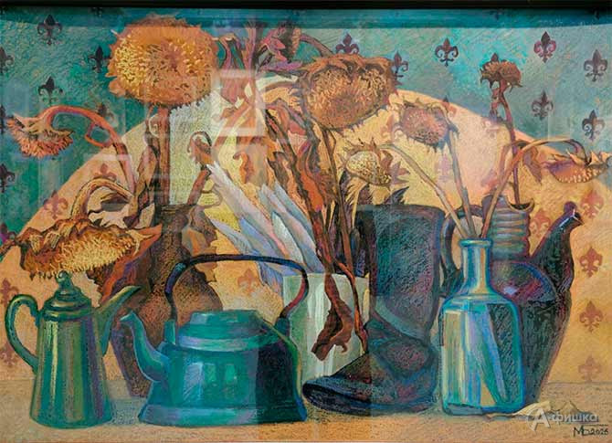 Мария Браковенко &laquo;В&nbsp;тени времени&raquo;, бумага тон, масляная пастель.