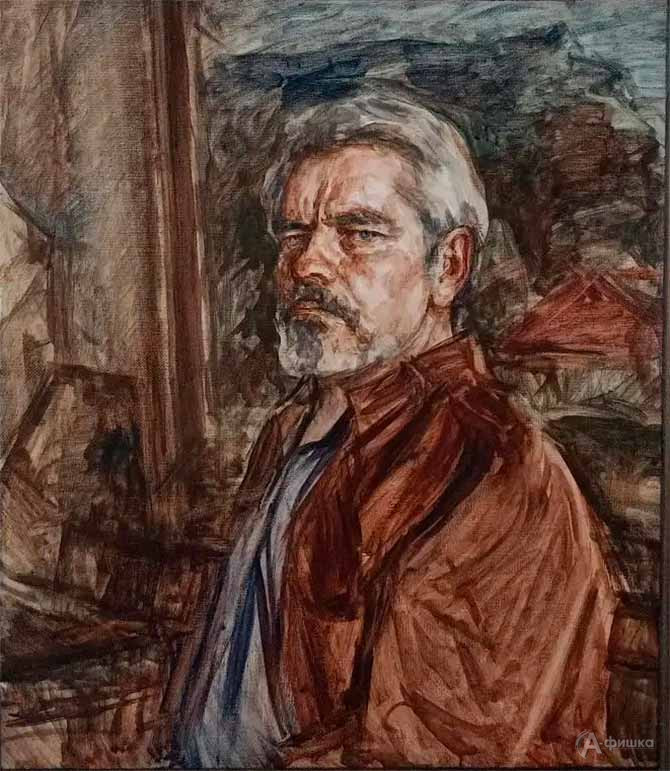 Николай Чернушкин &laquo;Автопортрет&raquo;, холст, темпера.