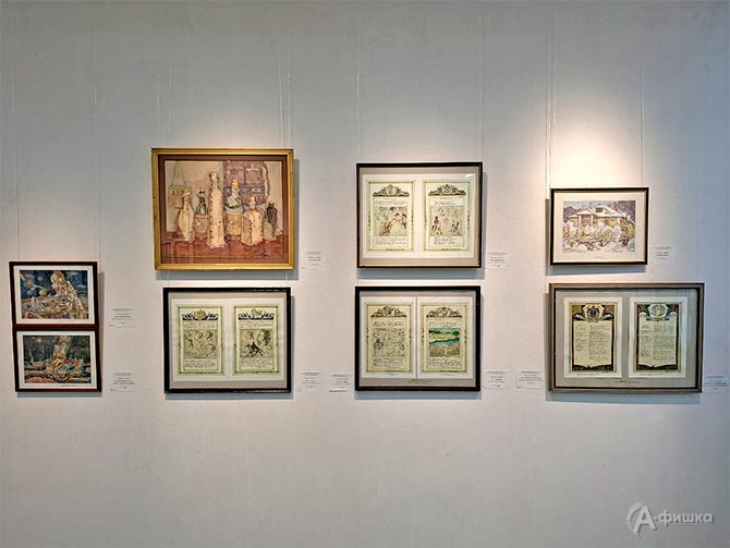 Фрагмент экспозиции выставки Кудрявцева &laquo;Навсегда влюблённый в Россию&hellip;&raquo;  в ВЗ &laquo;Родина&raquo;