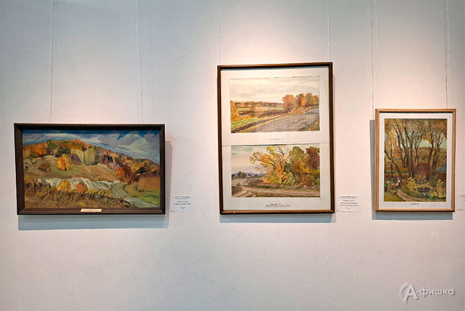 Фрагмент экспозиции выставки Кудрявцева &laquo;Навсегда влюблённый в Россию&hellip;&raquo;  в ВЗ &laquo;Родина&raquo;