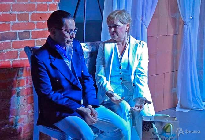 Ольга Решетова и Андрей Манохин в спектакле &laquo;Любовь под номером один&raquo;