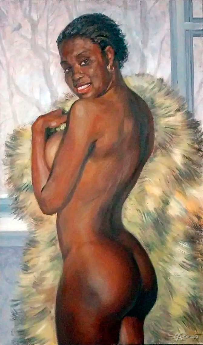 Леонид Пусный &laquo;Зимняя улыбка&raquo;, холст, масло.