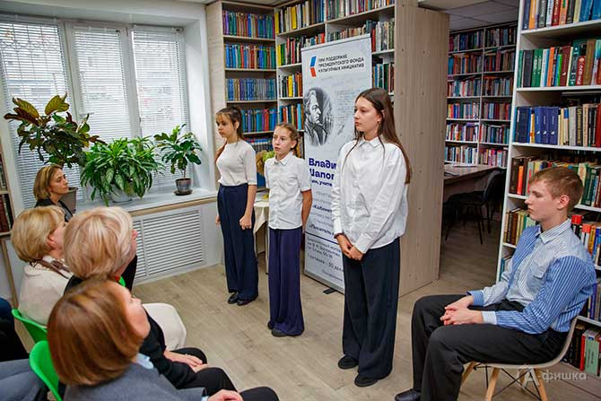 Ребята из театральной мастерской &laquo;Альтер Эго&raquo; представили театрализованную зарисовку по рассказу В. Шаповалова