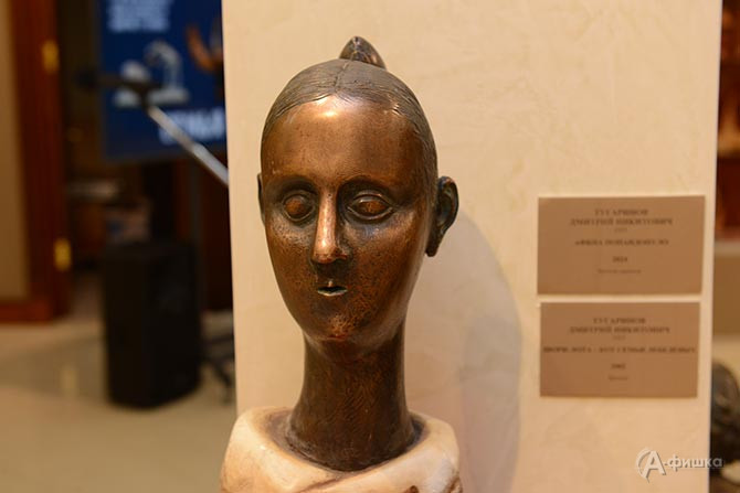 Тугаринов Дмитрий Никитович. 1955. Афина Попандопуло. 2024. Бронза, мрамор.