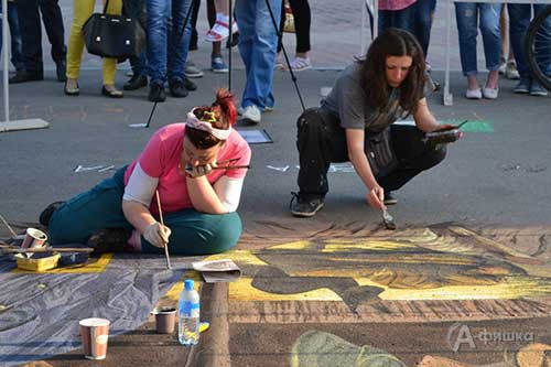 Итальянские стрит-художницы Вера Бугатти и Кетти Росси приняли участие в #БелМелФесте