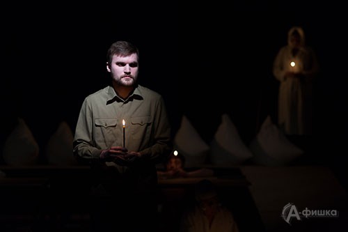 Никитинский театр (Воронеж) представит в Белгороде спектакль «Белое на чёрном»