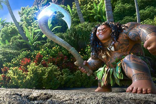 Полубог Мауи из мультфильма «Моана»
