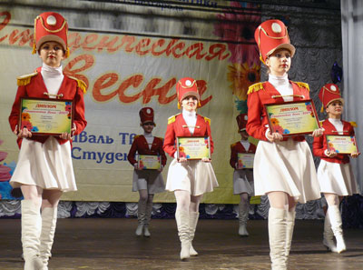 Церемония награждения победителей фестиваля-конкурса «Студенческая весна – 2009»