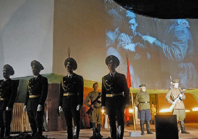 Героико-патриотическая акция «Самый длинный день в году» в Белгороде у музея-диорамы