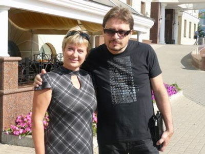 Фото на память: корреспондент журнала «А-фишка» и Владимир Маркин