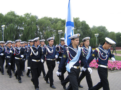 Белгородские кадеты принимали у частие в торжествах в честь открытия памятного знака в Белгороде