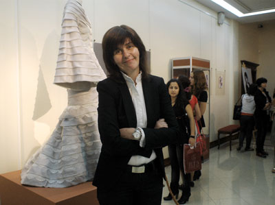 Анастасия Вахрина — зав. выставочным отделом «Музея моды»