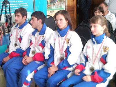 Кикбоксеры-участники от Белгородской области в состязаниях сборной России