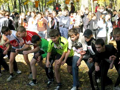 Легкоатлетический кросс в Белгороде 10 октября