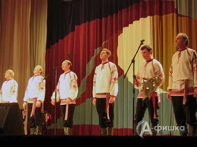 Выступление мужского хора ансамбля «Белогорье»