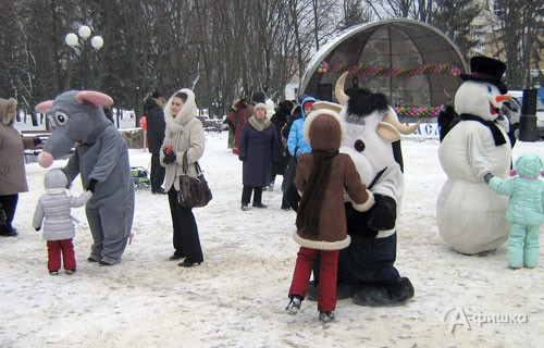 Белгород собрался в Парке Победы проводить зиму