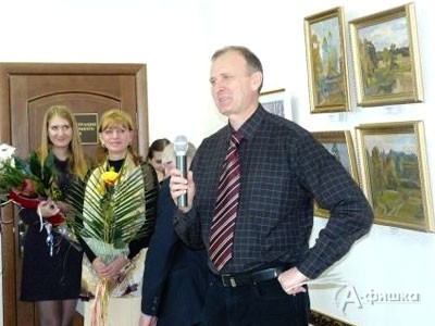 В выставочном зале «Родина» отмечали 50-летие члена СХР Юрия Бондарева и открытие его юбилейной выставки