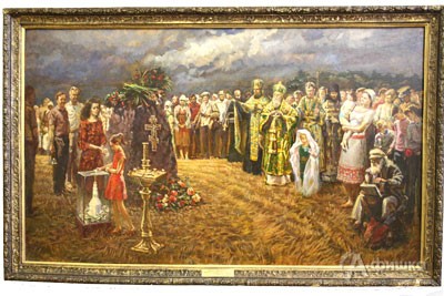 Картина Е.Н. Савотченко «На Прохоровском поле»