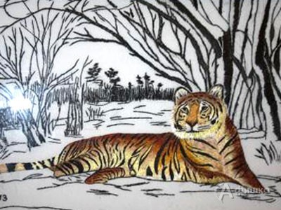 З.И. Мастерских. «Тигр на снегу»
