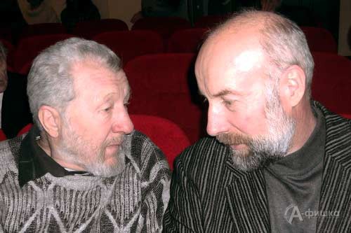 Белгородские художники И. Чернышев и В. Нестерков поделились воспоминаниями о С.С. Молодых на вечере его памяти в БГХМ