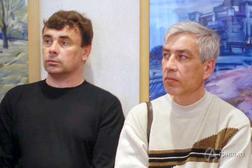 Благодаря краеведческим изысканиям А. Лимарова (справа) мы видим Белгород Ота Матоушека