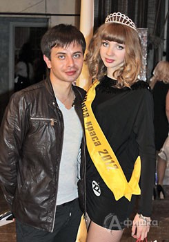 Руководитель модельного агентства «Pantera Models» Станислав Власов и его воспитанница 
