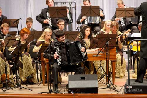 Концерт для баяна с оркестром в Большом зале Белгородской филармонии