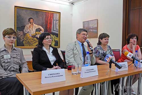 Пресс-конференция по поводу открытия выставки «Пушкиниана юбилеев»
