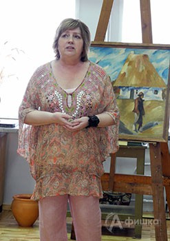 А.К. Косенкова — вдова художника и заведующая музеем-мастерской