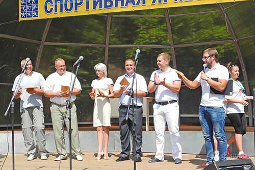 Церемония открытия «Спортивной ярмарки» в Белгороде